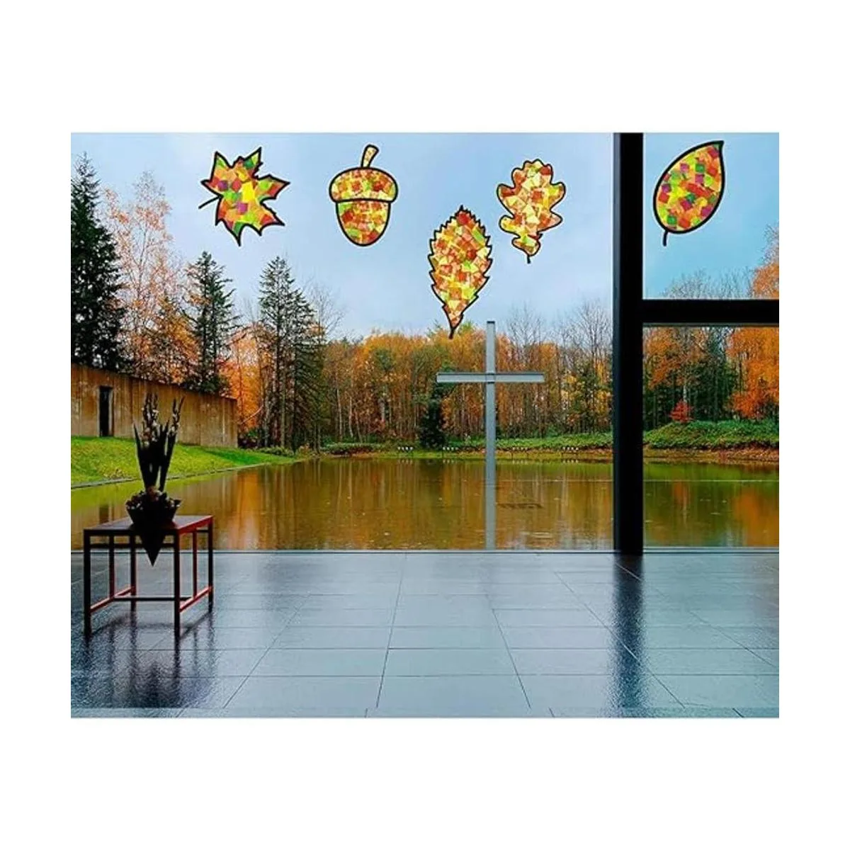 Atrapasueños de hojas de papel de seda para manualidades_6