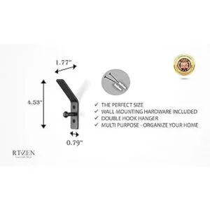 RTZEN Tres ganchos decorativos dobles para uñas_6