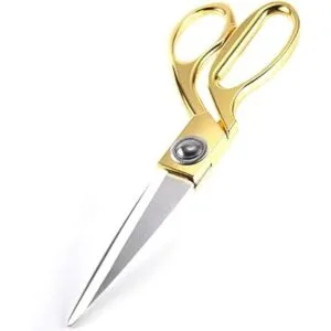 Tijeras de sastre de 8 pulgadas chapado en oro tijeras de_4