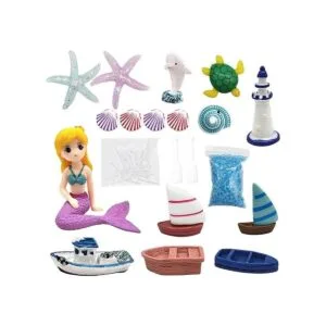 18 piezas de accesorios de jardín de hadas en miniatura