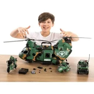 JOYIN Juguetes de helicóptero militar 10 en 1 juguetes