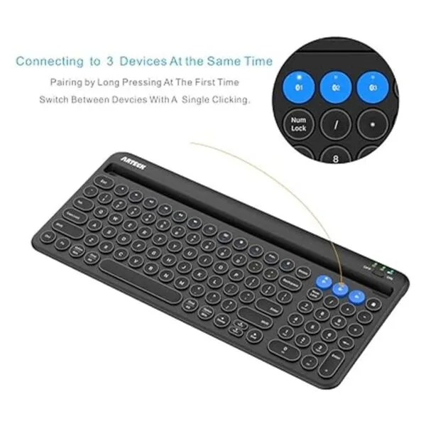 Arteck Teclado Bluetooth universal multidispositivo_2