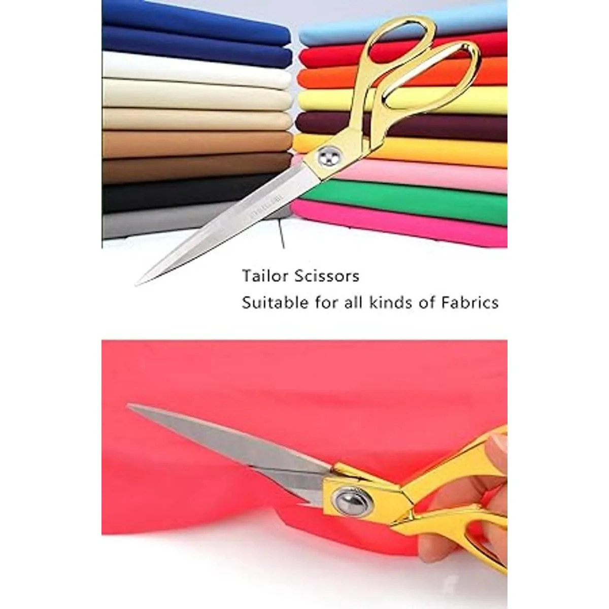 Tijeras de sastre de 8 pulgadas chapado en oro tijeras de_5