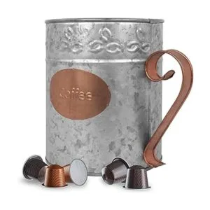 Autumn Alley Soporte para cápsulas de café galvanizado