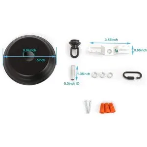 Giluta Kit de toldo de luz estándar de 5 pulgadas con peso_4