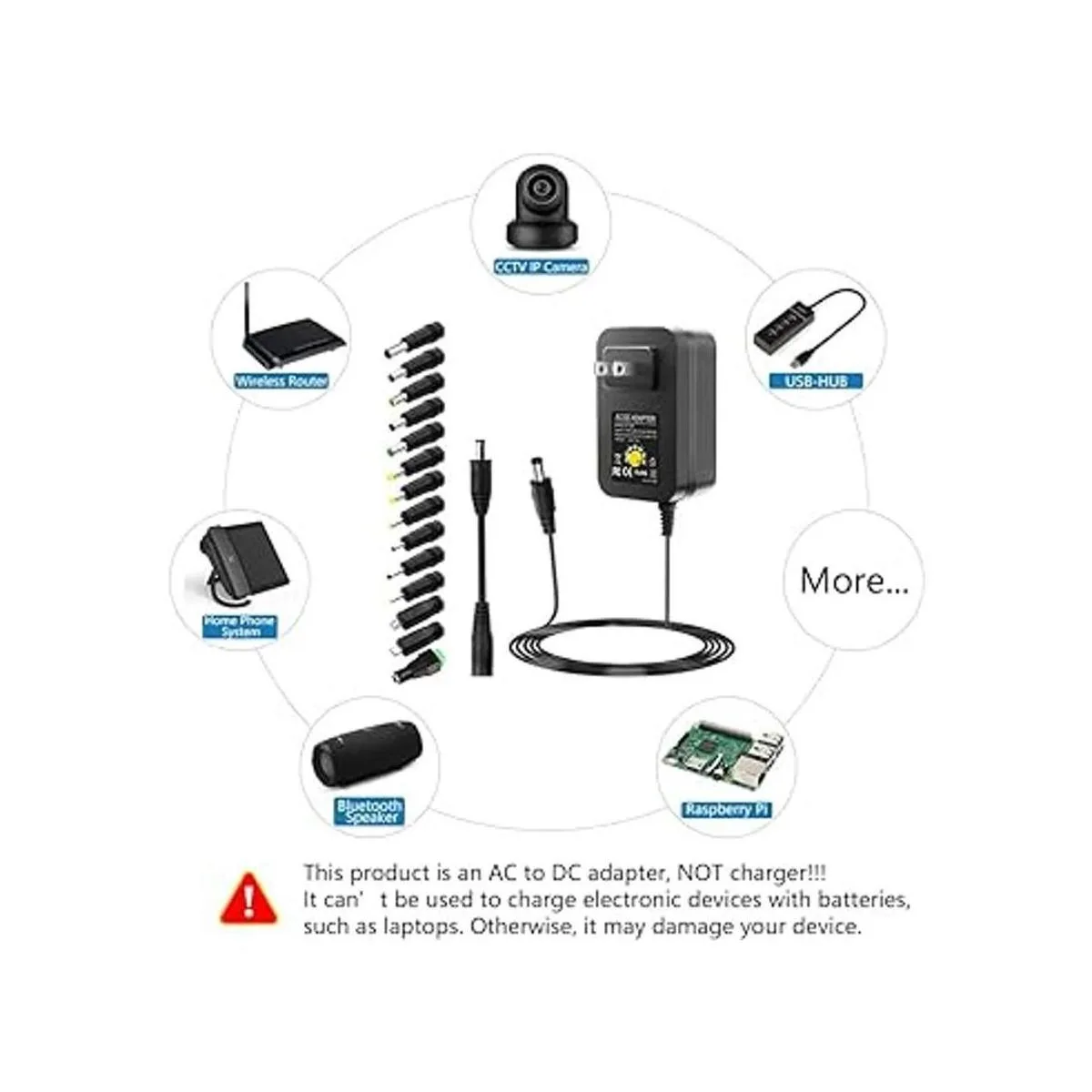 SHNITPWR Fuente de alimentación universal de 30 W 3 V_6