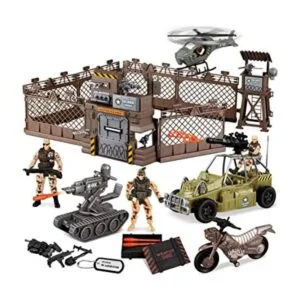 JOYIN Juego de juguetes de base militar que incluye base_1