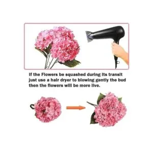 Blooming Paradise Flores falsas artificiales plantas de_6