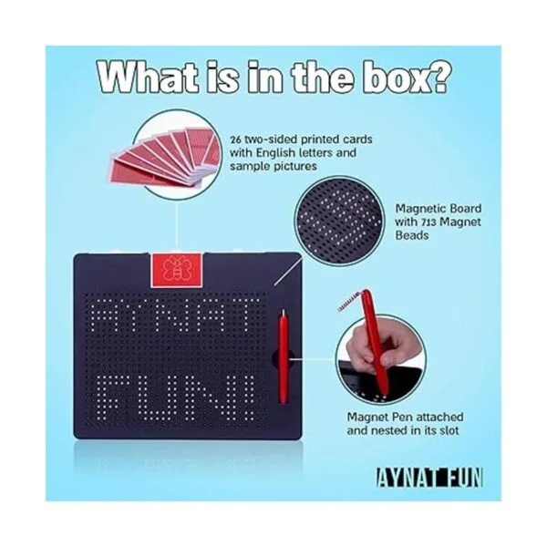 AYNAT FUN Tabla de dibujo magnética para niños pequeños y_2