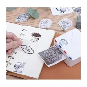 Phomemo Papel adhesivo térmico para impresora térmica_4