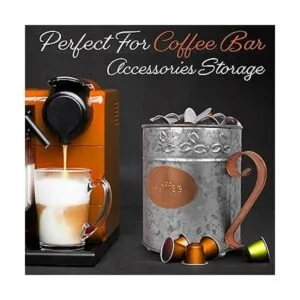 Autumn Alley Soporte para cápsulas de café galvanizado