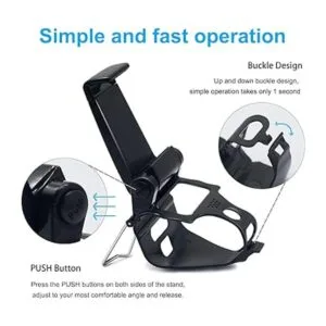 BRHE Clip de teléfono para controlador PS4 soporte de_5