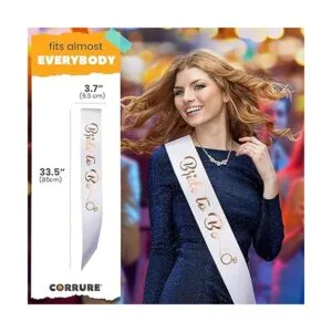 CORRURE Banda de despedida de soltera de Bride to Be_5