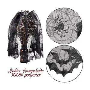 Sunnyglade Paquete de 8 manteles de encaje de telaraña de