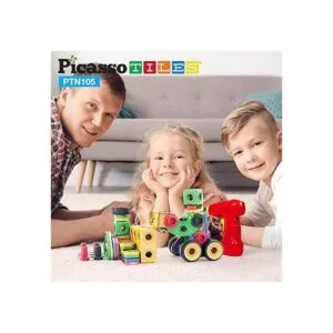 PicassoTiles STEM Learning Toys Juego de bloques de_3