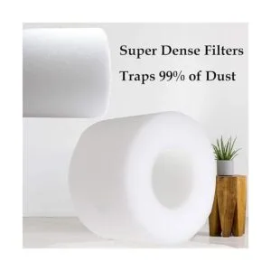 Paquete de 4 filtros de espuma y fieltro 1 filtro previo_4