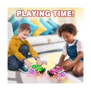 ArtCreativity Juego de camión monstruo iluminado rosa y