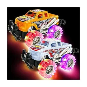 ArtCreativity Juego de camiones monstruos iluminados