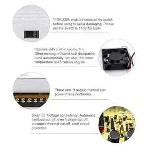 SHNITPWR 5 V fuente de alimentación DC 5 V 70 A 350 W_4