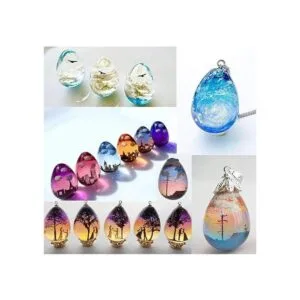 Moldes de resina de silicona de bolas de huevos para