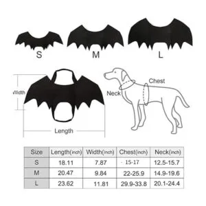 Puoyis Disfraz de ala de murciélago para Halloween