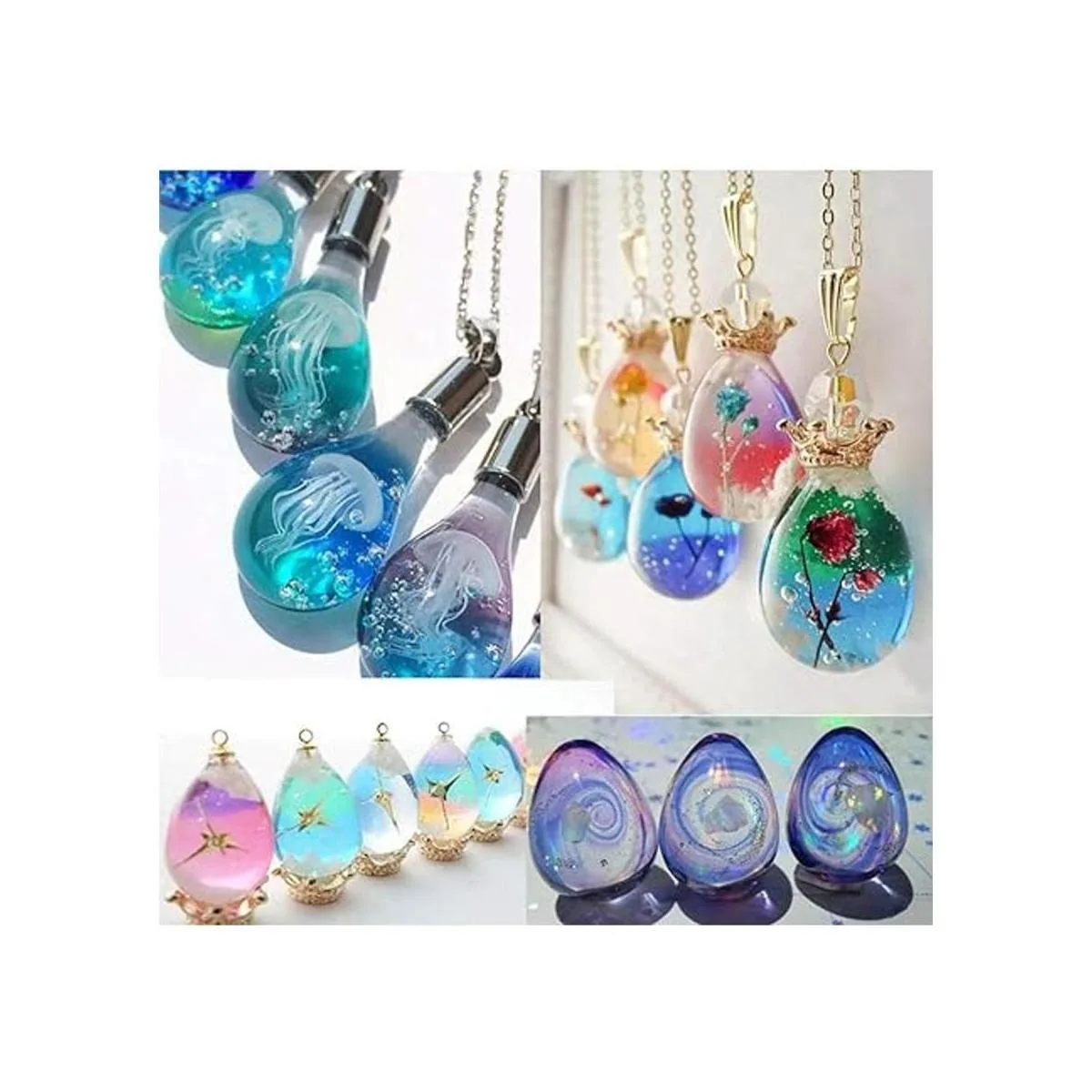 Moldes de resina de silicona de bolas de huevos para