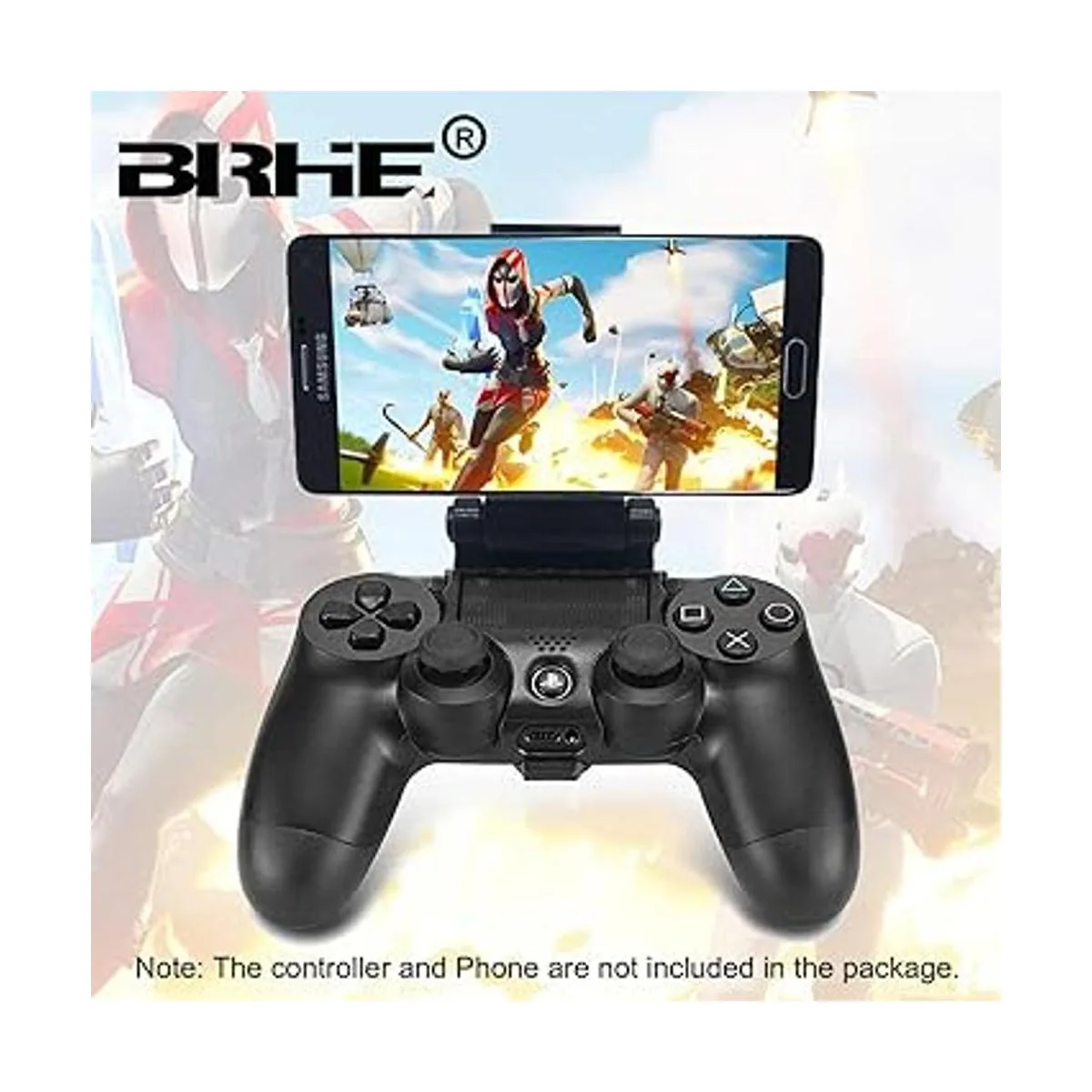 BRHE Clip de teléfono para controlador PS4 soporte de_6