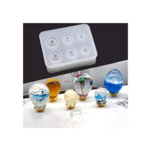 Moldes de resina de silicona de bolas de huevos para