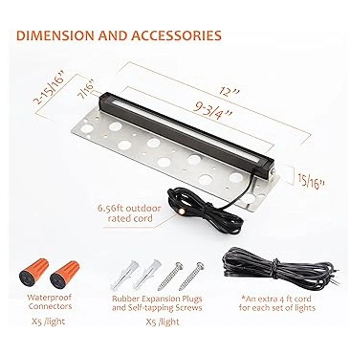 Paquete de 6 luces de pavimentadora de iluminación de_6