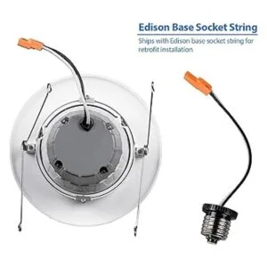 NICOR Lighting DCG Series 6 pulgadas. Luz LED empotrable_6