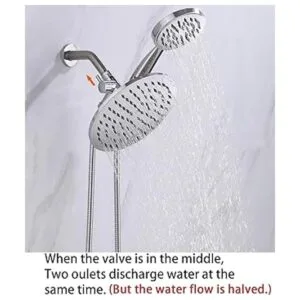 GPromise Desviador de brazo de ducha de metal sólido con_5