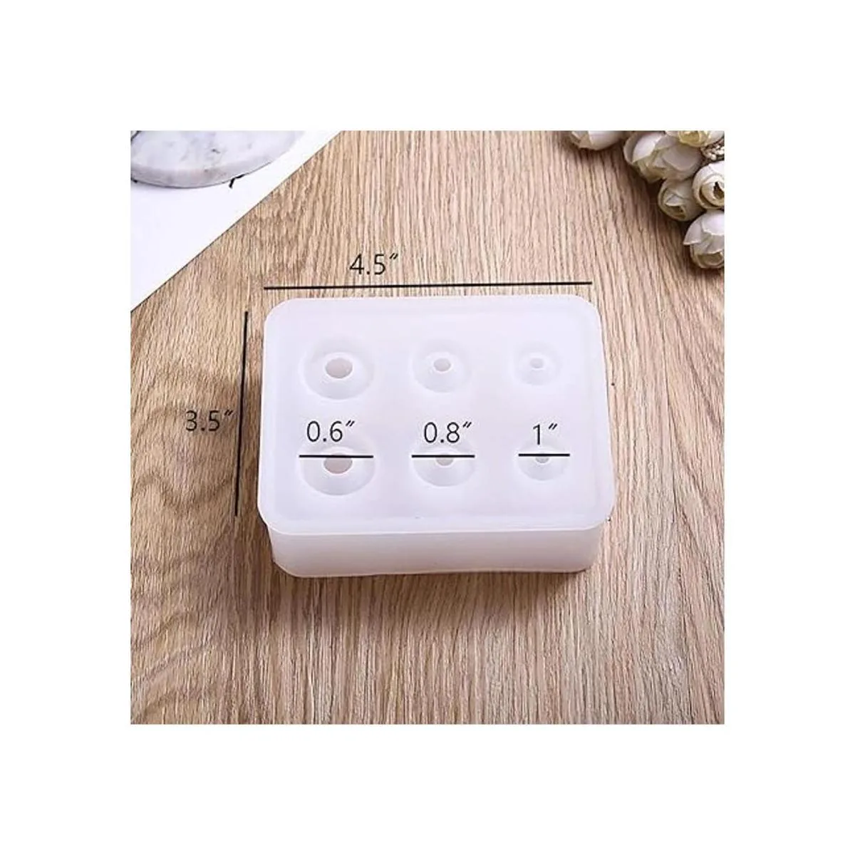 Moldes de resina de silicona de bolas de huevos para