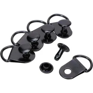 ONLYKXY 50 piezas de gancho de encaje negro para botas de_1