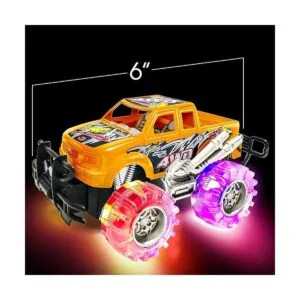 ArtCreativity Juego de camiones monstruos iluminados