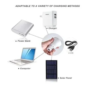 KK.BOL Bombilla solar para campamento lámpara de_5