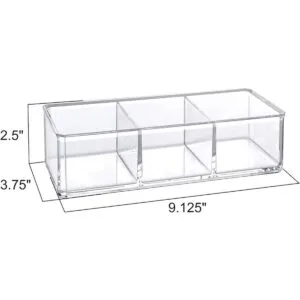 Amazing Abby Glamour Organizador de maquillaje acrílico_3