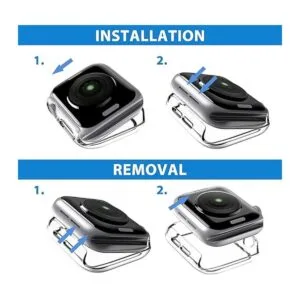 LK Funda de cristal templado para Apple Watch 1.65_5