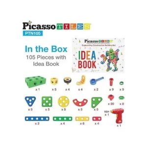 PicassoTiles STEM Learning Toys Juego de bloques de_5