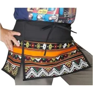 TG888 Delantal de trabajo para chef con 3 bolsillos con_2