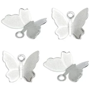 Lind Kitchen Abalorios de metal con forma de mariposa_1