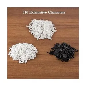 Tablero de letras de fieltro rosa con luces LED tablero_5