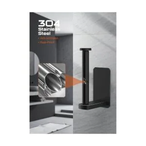 Anfly Soporte de papel higiénico autoadhesivo para_4