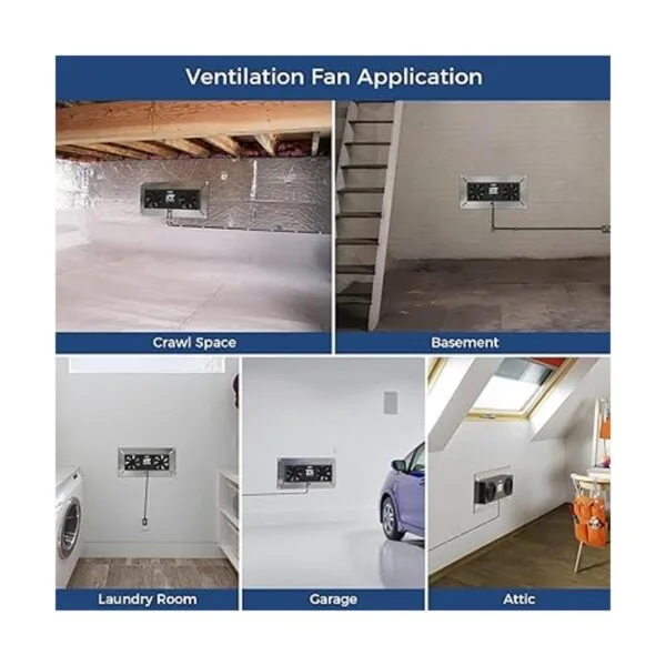 ALORAIR Ventilador de ventilación Crawlspace ventilación_4