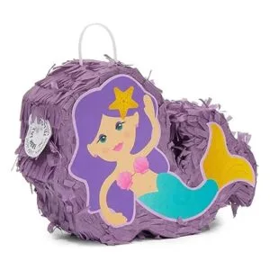 Mini piñatas de sirena para niñas decoraciones de fiesta_3
