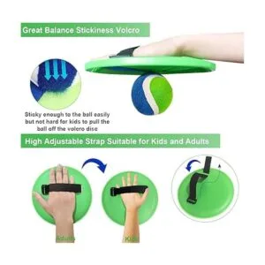 Jalunth Juego de Paddle Juguetes de playa Patio_2