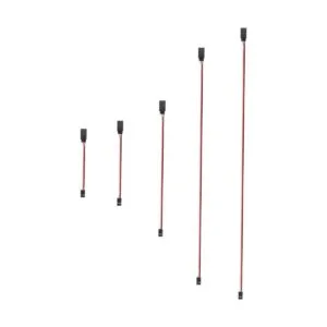 30 conectores de cable de extensión de 3 pines macho a