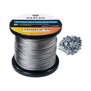Dasleo Cuerda de alambre Cable de alambre de acero_1