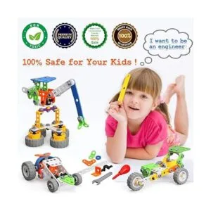 MOONTOY Kit de juguetes STEM de 175 piezas para niños_4