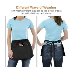 Paquete de 2 delantales de camarera delantales de