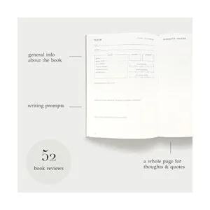 Kunitsa Co. Reading Journal. Diario de libro para amantes_2